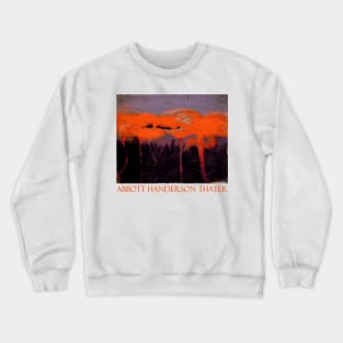 Red Flamingos by Abbott Handerson Thayrer Crewneck Sweatshirt